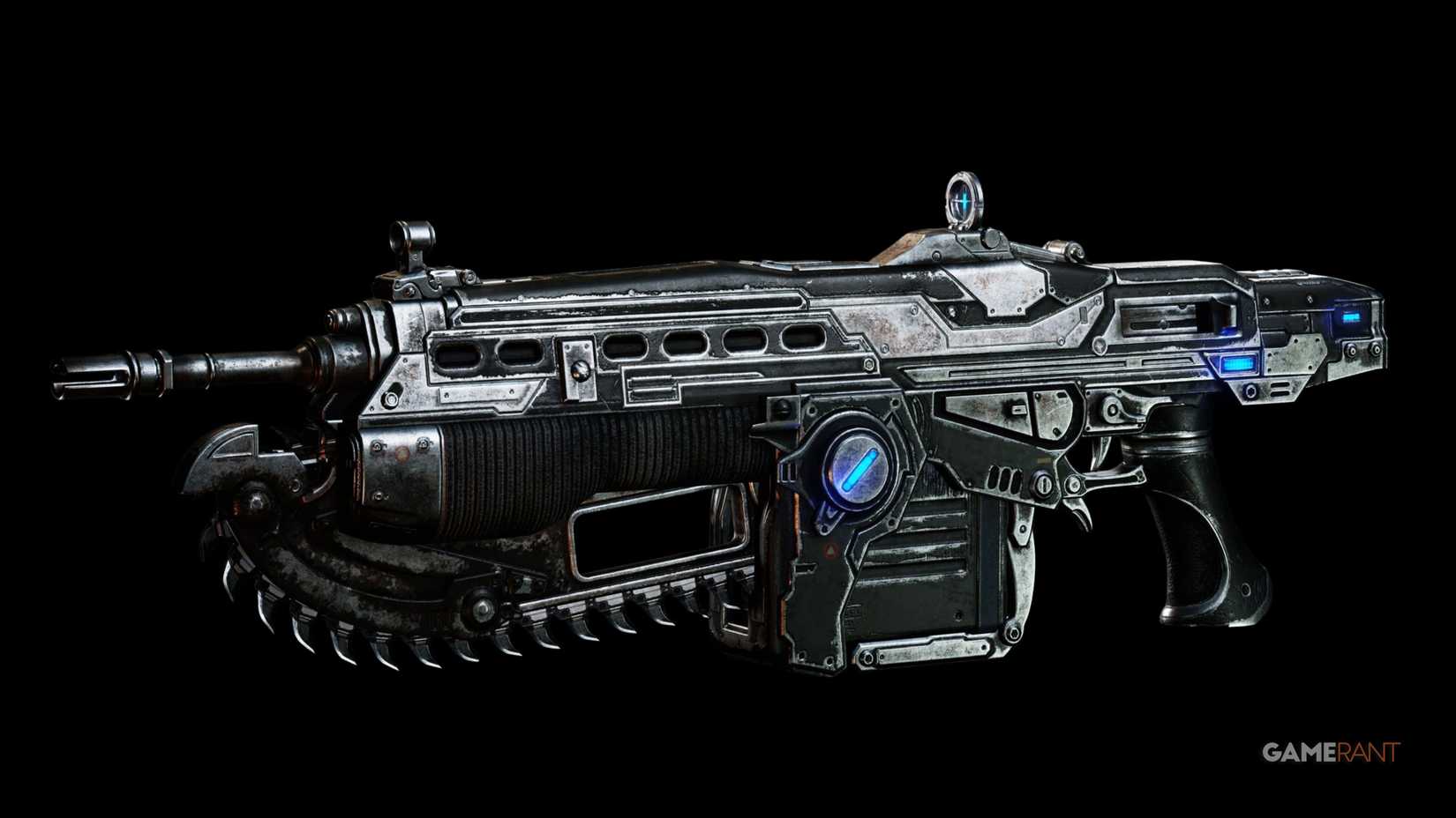 Lancer Assault Rifle in Gears of War Reloaded