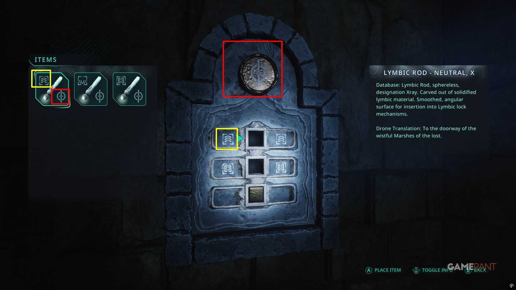 lymbic chest rod puzzles in hell is us explained