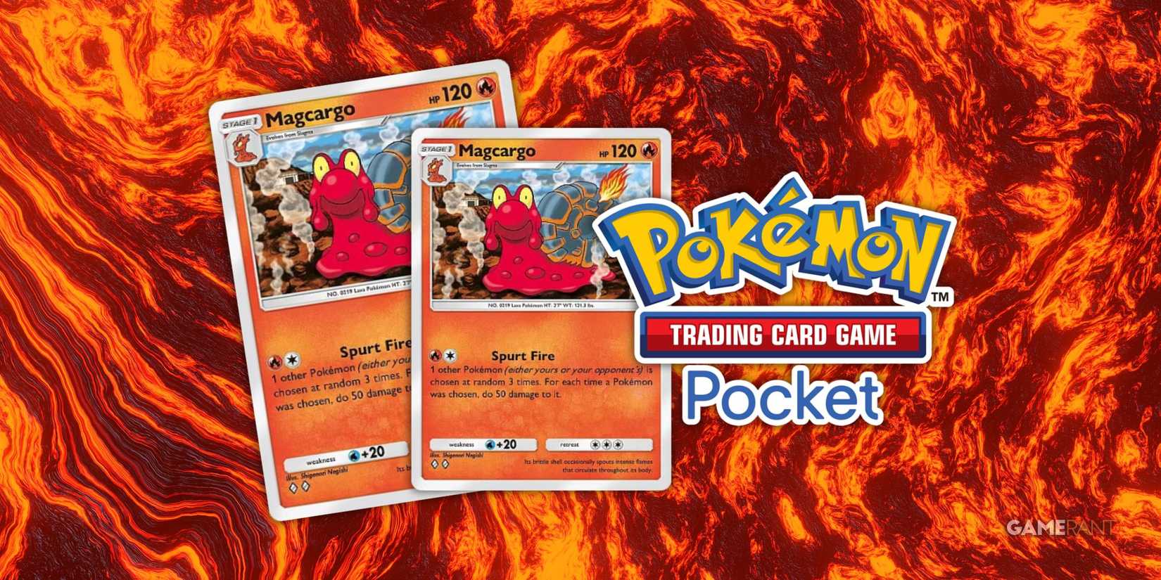 magcargo card in pokemon tcg pocket.