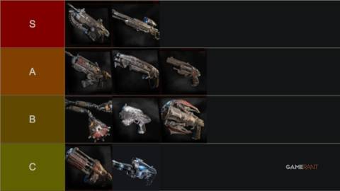 Weapons Tier List in Gears of War Reloaded