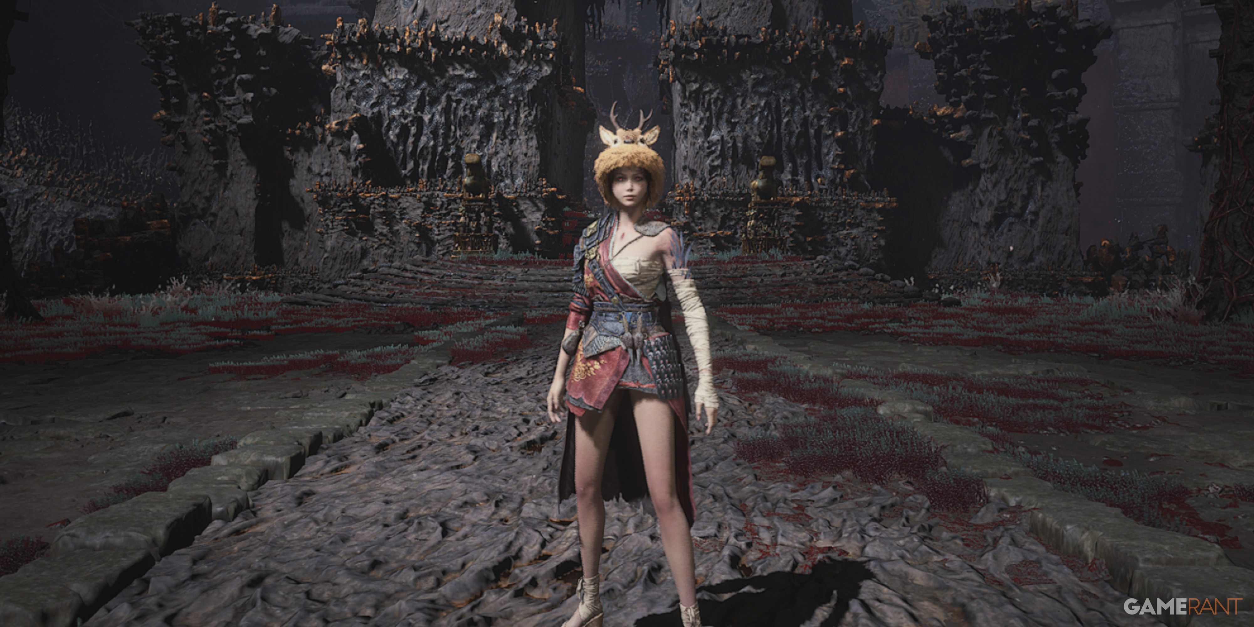 Wuchang Fallen Feathers Great Yonder Antler Cap