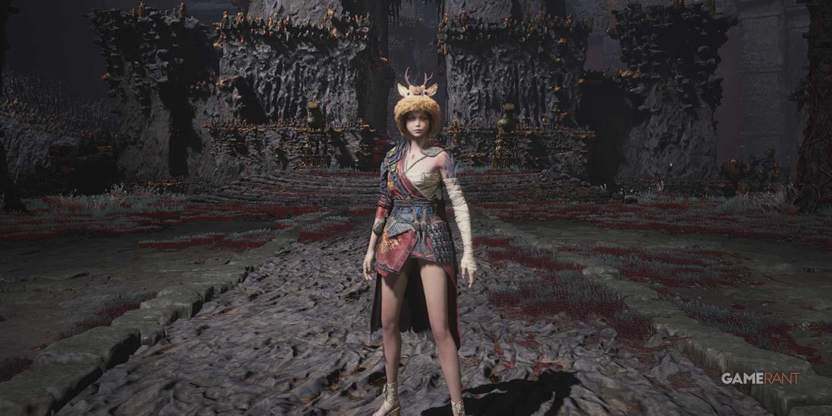 Wuchang Fallen Feathers Great Yonder Antler Cap