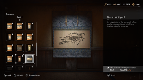 Assassin’s Creed Shadows Claws of Awaji Naruto Whirlpool Painting