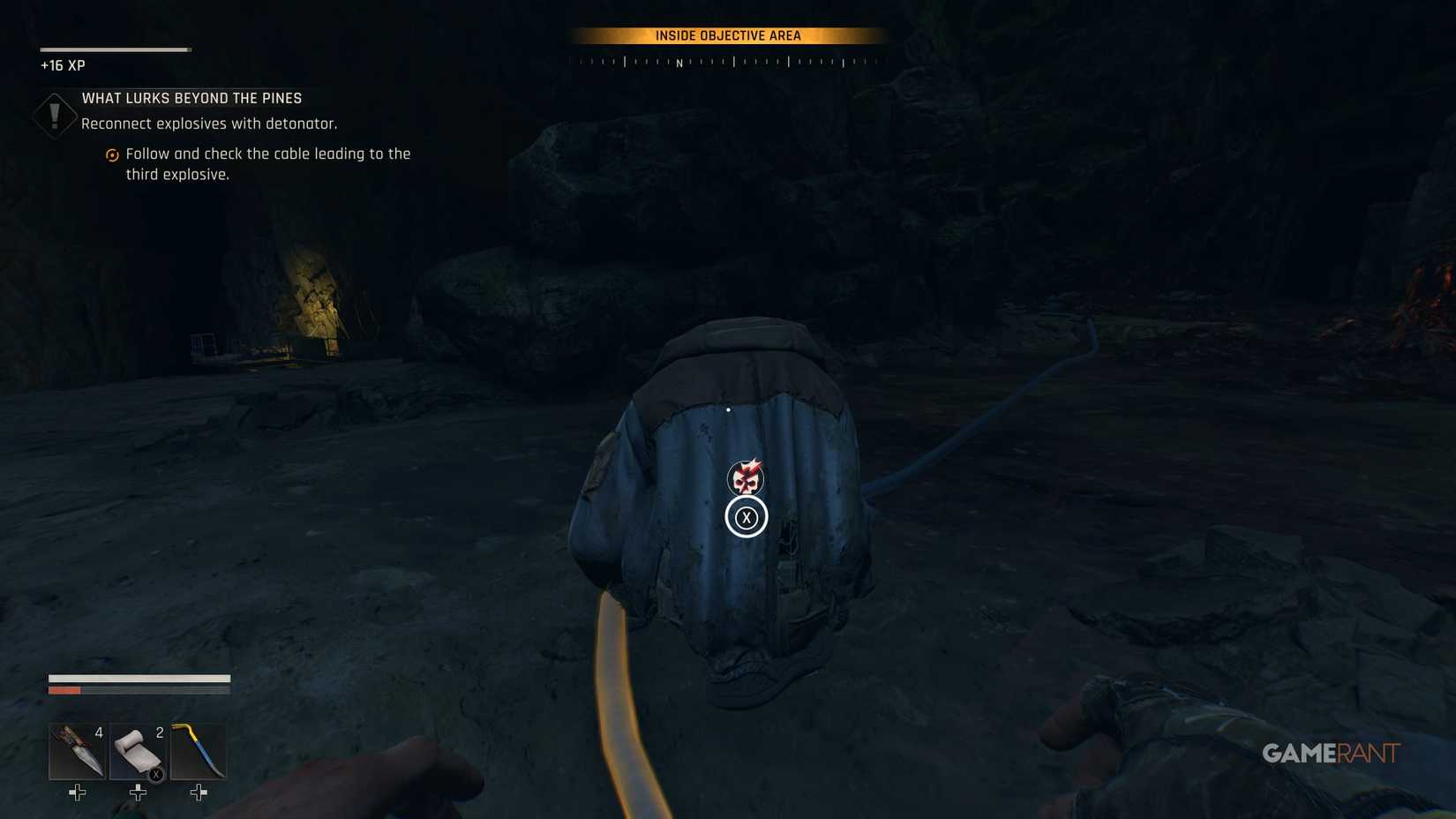 checking cable to third explosive dying light the beast what lurks beyond the pines