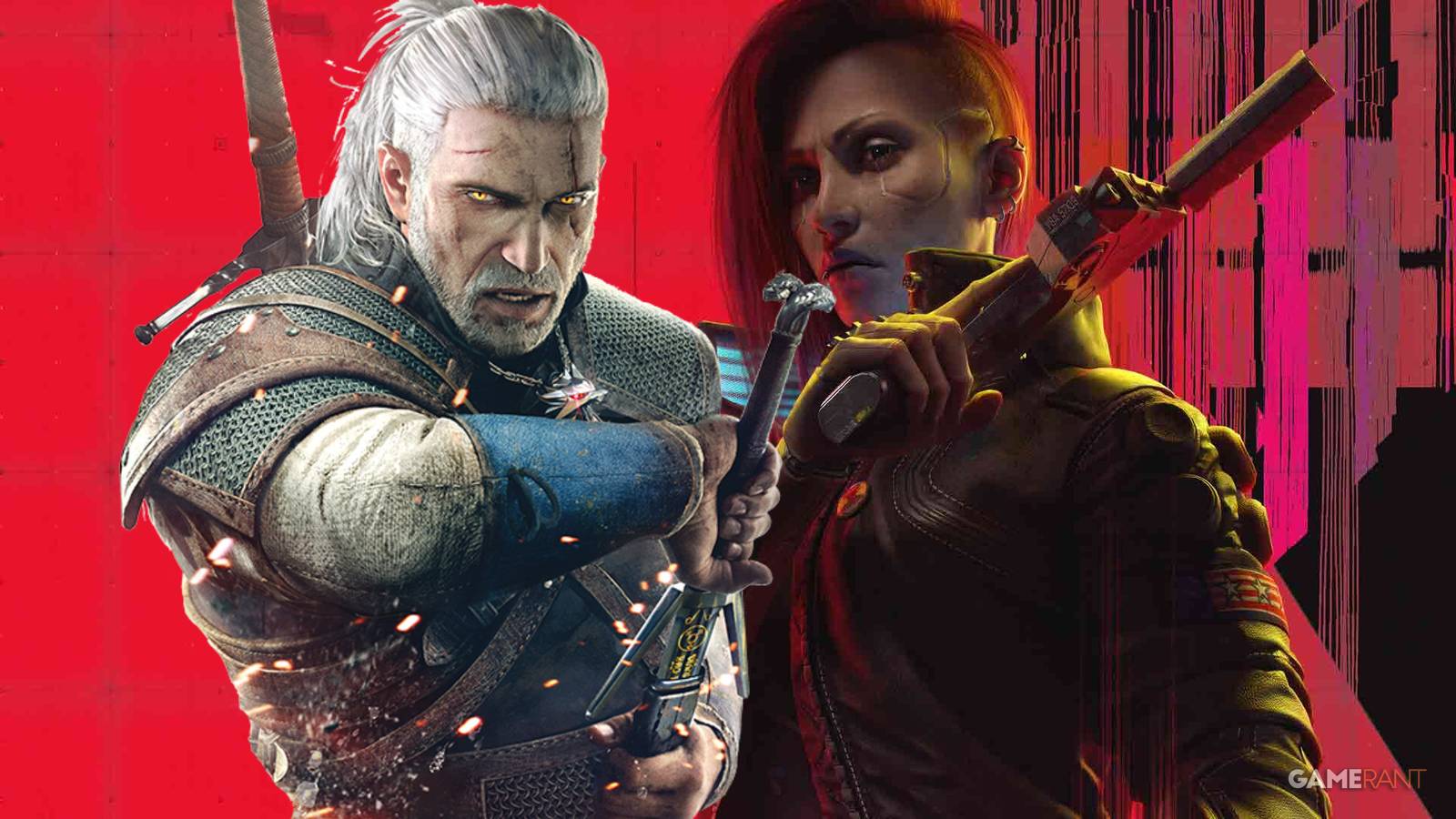 Cyberpunk 2077 Female V The Witcher Geralt