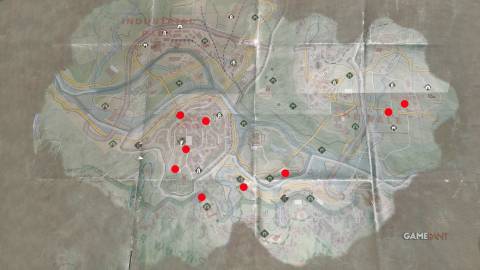 Dying-Light-The-Beast-All-Castor-Woods-Recipes-Map