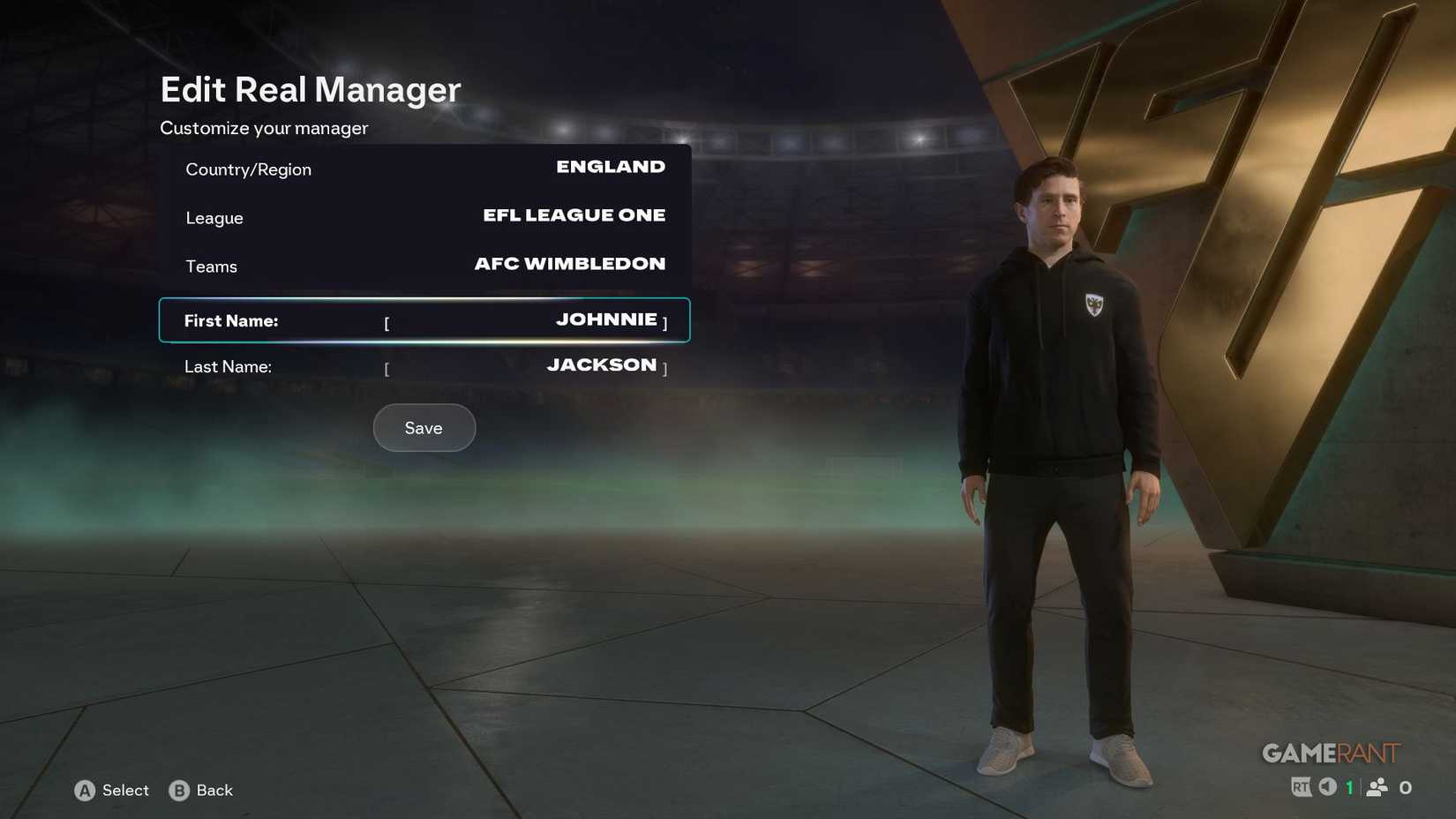 EA Sports FC 26 - Edit Manager Name