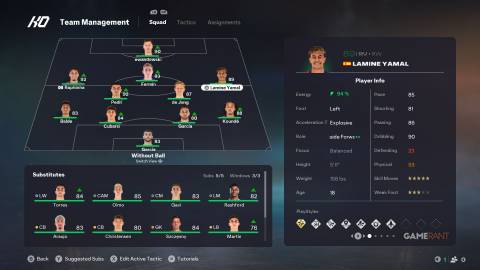 EA Sports FC 26 - Lamine Yamal Stats