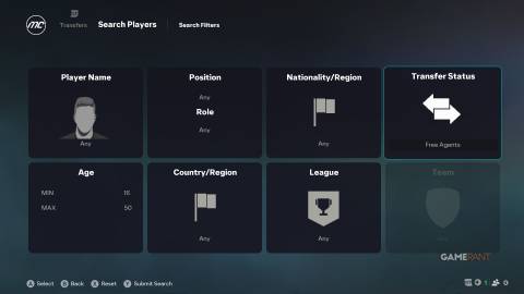 EA Sports FC 26 - Search For Free Agents