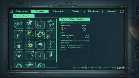 Hell is Us Bracers of Rage - Bloodlust Stats