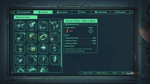 Hell is Us Brooch of Rage - Bathe in Blood Stats