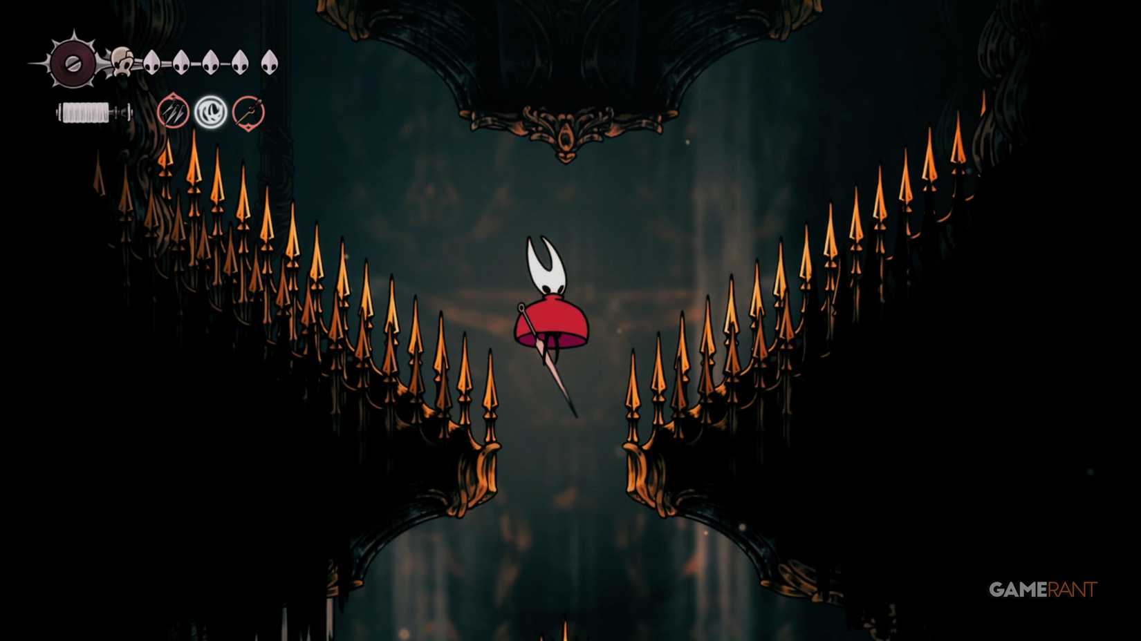 Mapa de localização dos High Halls em Silksong 9