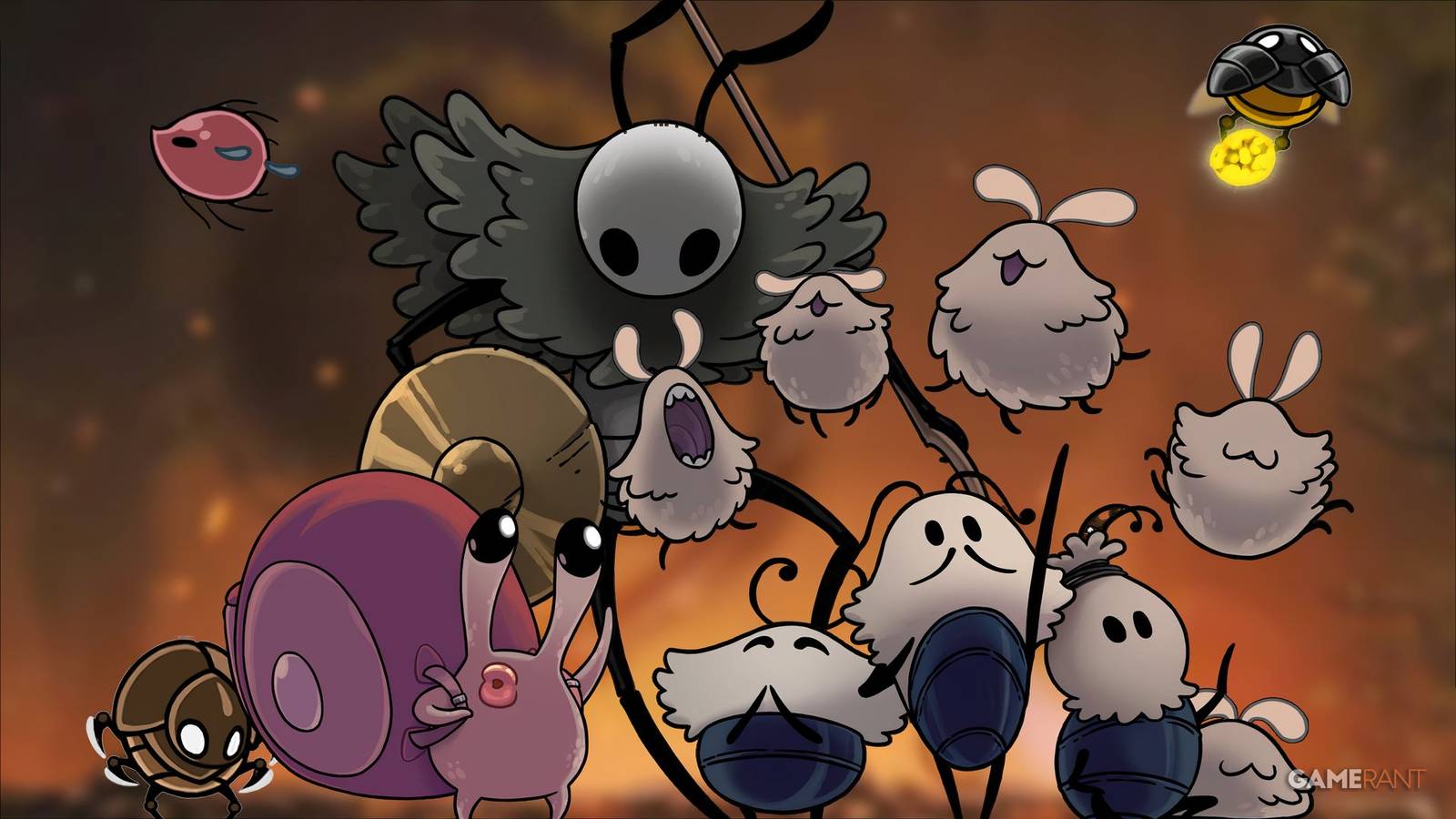 Knight Insect Game Complete Bugs of Pharloom & Hunter's Journal in Silksong