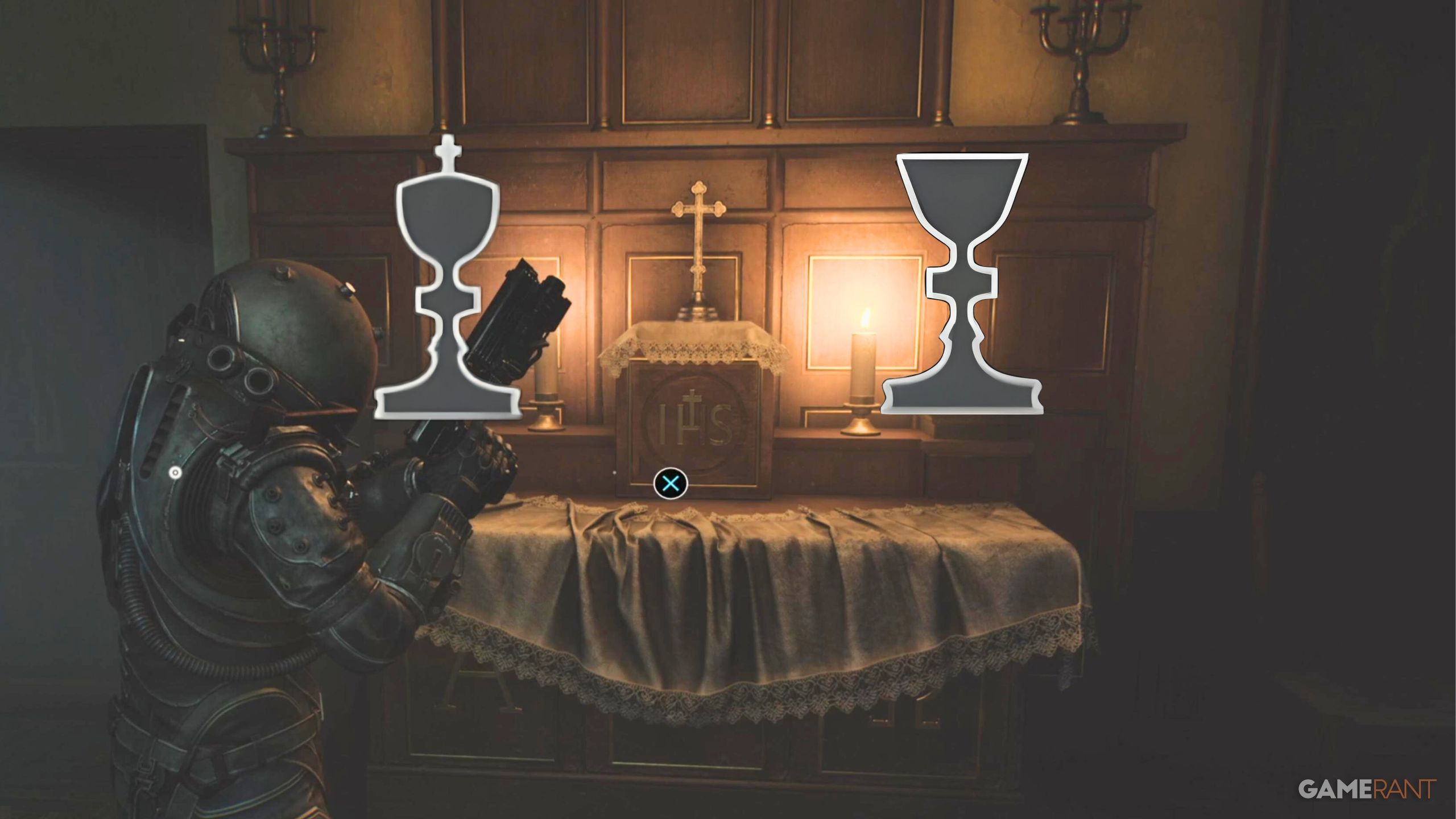 Cronos The New Dawn: Altar Puzzle in the Chapel (Hospital)
