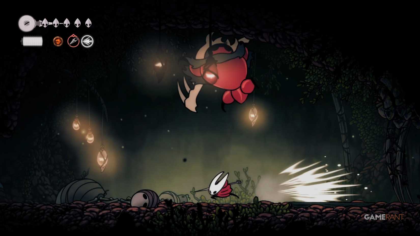 Ataques, movimentos e contra-ataques do Guardião da Marcha do Caçador 2 Hollow Knight Silksong – Hunter’s March Guardian Guia Completo | Dropraro