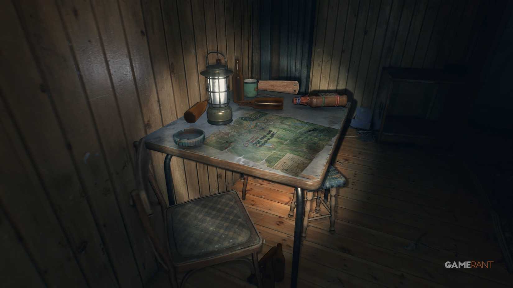 investigate the map in family cabin in dying light the beast