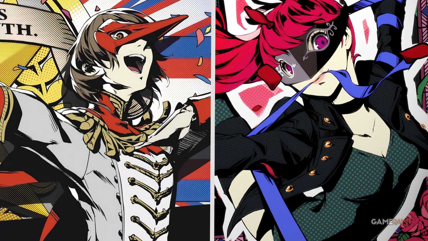 kasumi violet akechi crow persona 5 all out attacks split image