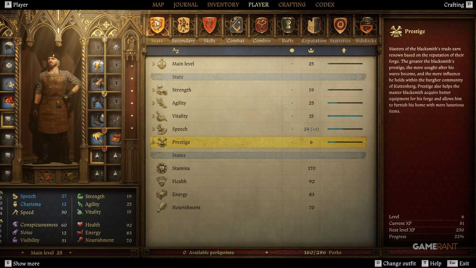 Kingdom Come Deliverance 2 - Prestige Stat