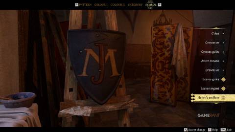 Kingdom Come Deliverance 2 - Shield With Henry's Mark MJ