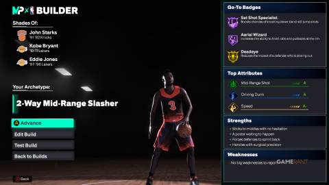 NBA 2K26 - 2 Way Mid Range Slasher