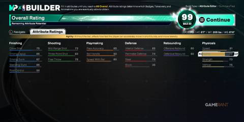 NBA 2K26 - MyCareer Build - Attributes
