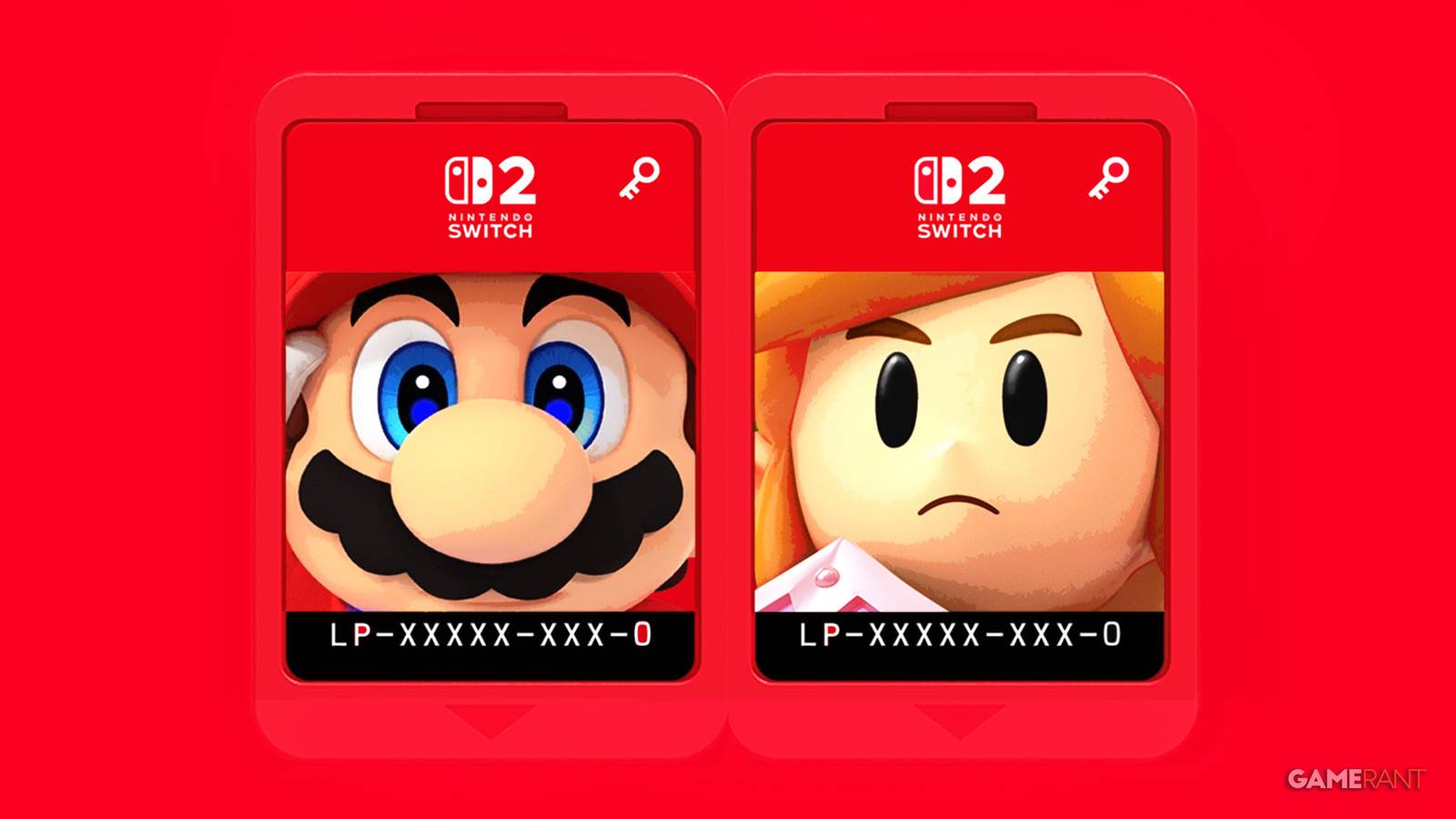 Nintendo Game-Key Cards Mario Link