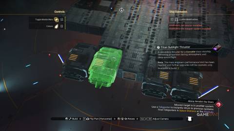 No Man's Sky - Millennium Falcon Corvette - 4th Titan Sublight Thruster