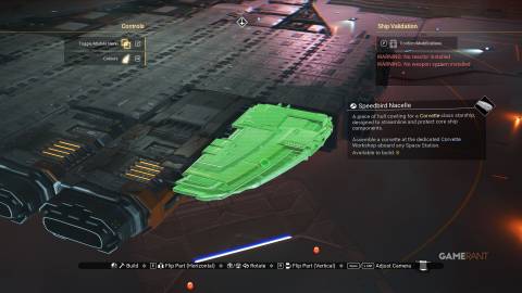 No Man's Sky - Millennium Falcon Corvette - Back Right - Speedbird Nacelle