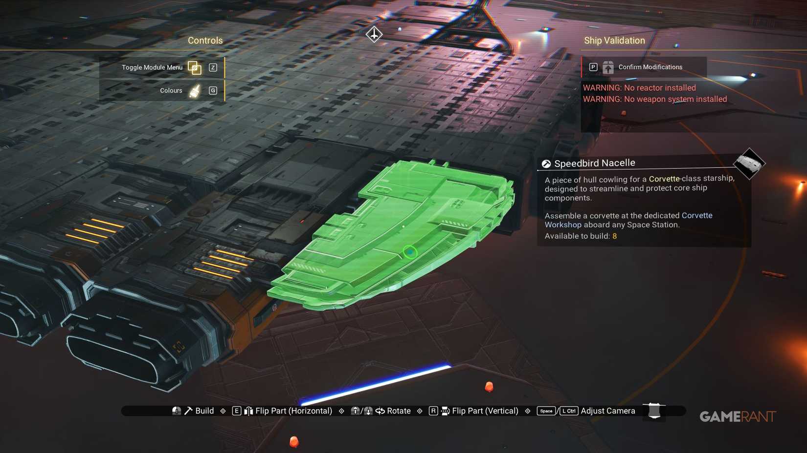 No Man's Sky - Millennium Falcon Corvette - Back Right - Speedbird Nacelle