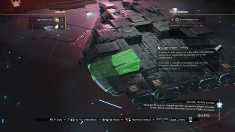 No Man's Sky - Millennium Falcon Corvette - Back Side - Supercruise Nacelle