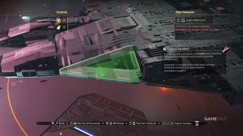 No Man's Sky - Millennium Falcon Corvette - Front Left - 1st Turbine Airfoil