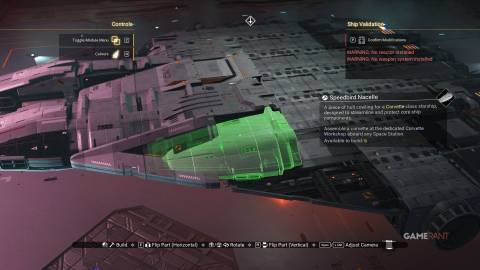 No Man's Sky - Millennium Falcon Corvette - Front Left - Speedbird Narcelle