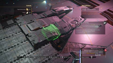 No Man's Sky - Millennium Falcon Corvette - Front - Speedbird Fairing