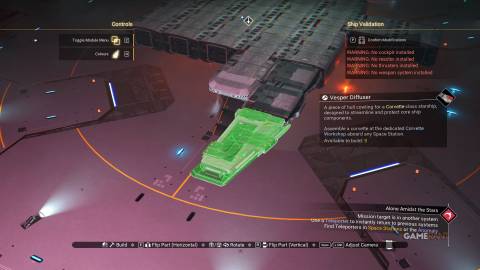 No Man's Sky - Millennium Falcon Corvette - Front Underside - Vesper Diffuser