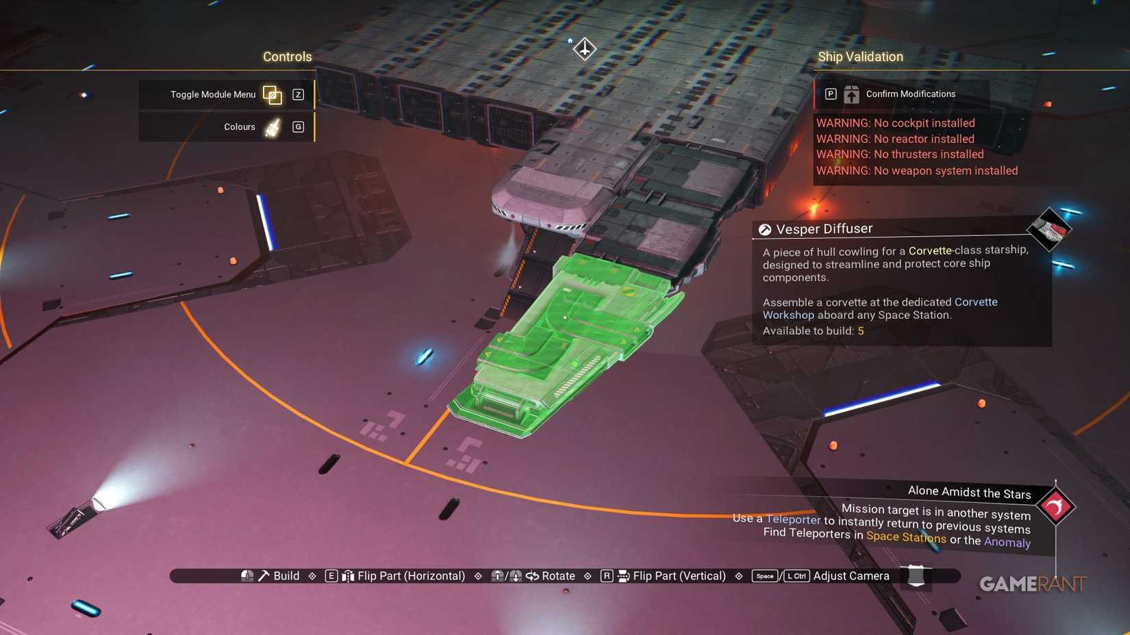 No Man's Sky - Millennium Falcon Corvette - Front Underside - Vesper Diffuser