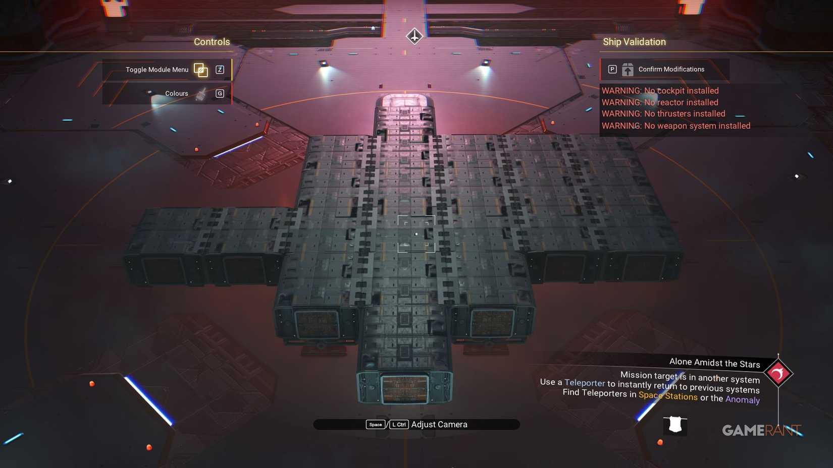 Satic Rant Layout How to Build The Millennium Falcon Corvette in No Man's Sky
