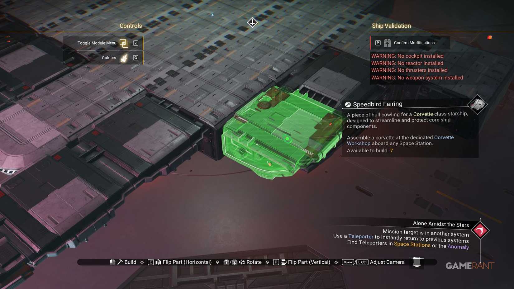 No Man's Sky - Millennium Falcon Corvette - Left Side - Speedbird Fairing