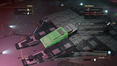 No Man's Sky - Millennium Falcon Corvette - Top - Supercruise Cowling