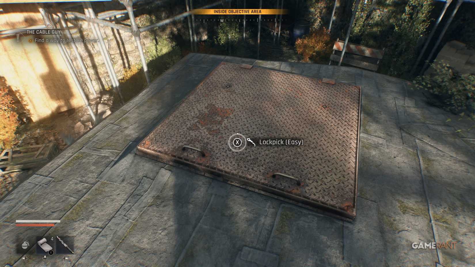 open substation building in dying light the beast the cable guy