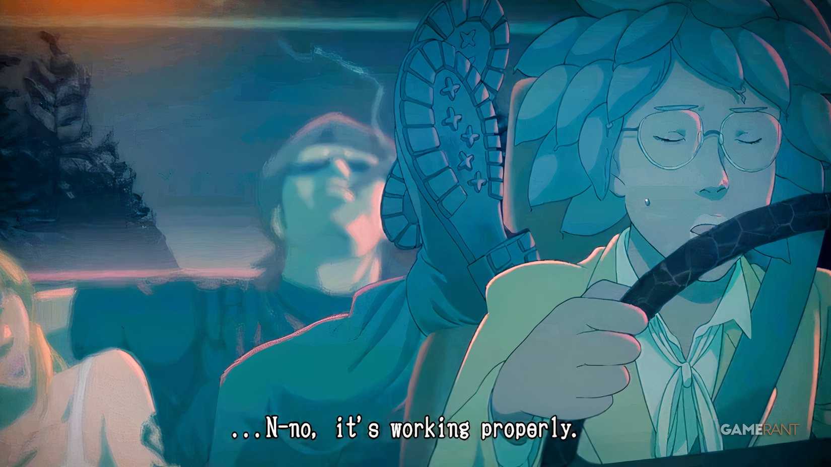 opening cutscene hotel barcelona justine