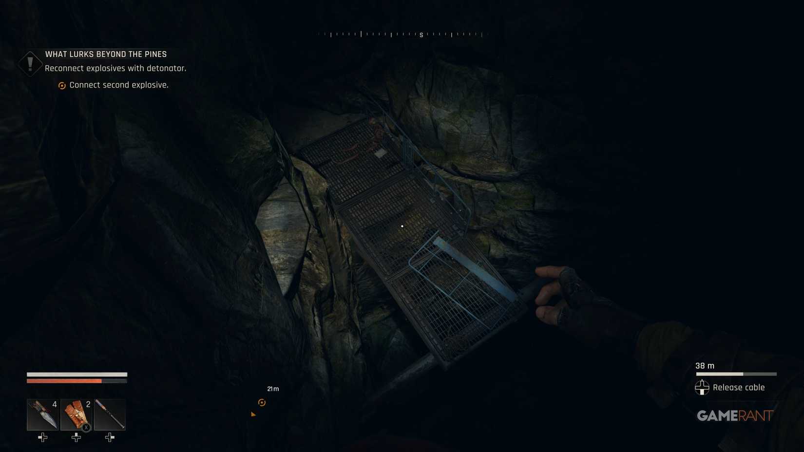 second explosive walkway dying light the beast what lurks beyond the pines