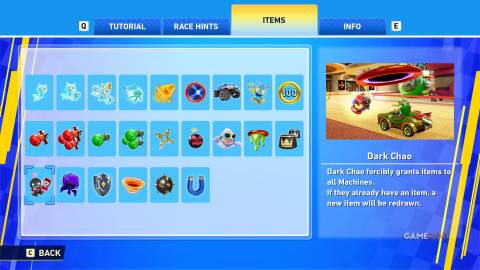 Sonic Racing CrossWorlds - Items - Dark Chao