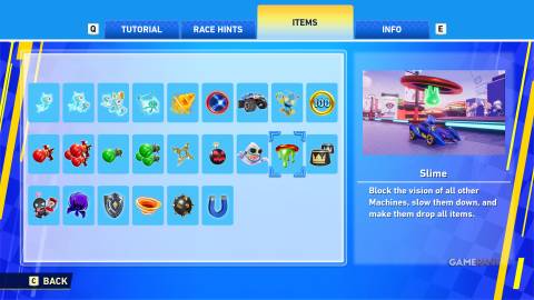 Sonic Racing CrossWorlds - Items - Slime