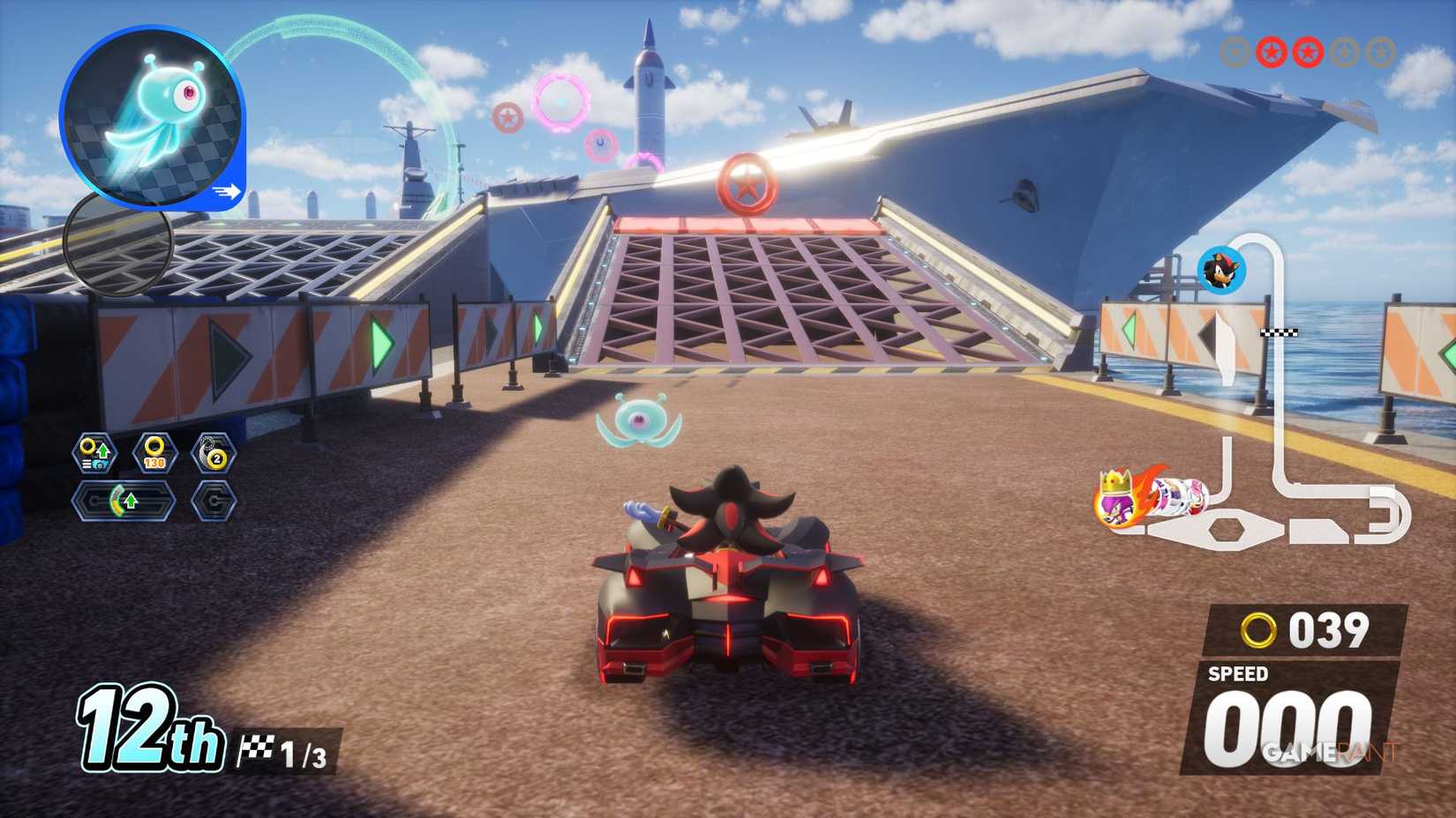 Sonic Game Ramp Sonic CrossWorlds 中的所有 Wisp Grand Prix Red Star 戒指 - 飞鸟矩阵