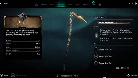 Assassin's Creed Valhalla Eclipse Final Appearance