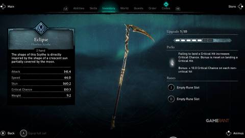 Assassin's Creed Valhalla - Eclipse Scythe
