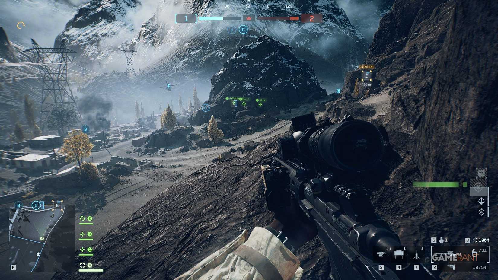 Battlefield 6 - Liberation Peak - Sniper Spots - Corner SW of A