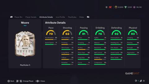 EA Sports FC 26 - Ultimate Team - Bobby Moore Attributes