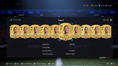 EA Sports FC 26 - Ultimate Team - Virgil van Dijk Market