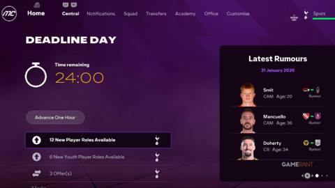 FC 26 - Mod - 24 Hour Transfer Deadline Day